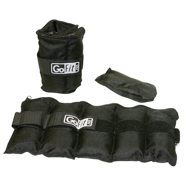 Gofit Ankle Weights (Adjusts from 1lb to 10lbs) GF-10W - main